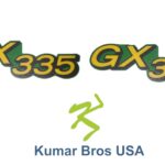 John Deere Lower Hood Set of 2 Decals Replaces GX335 (M145997)