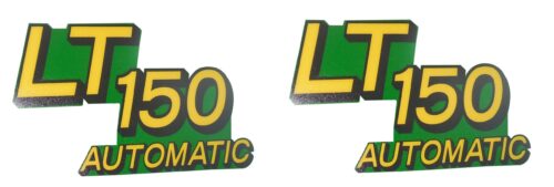 John Deere Lower Hood Set of 2 Decals Replaces LT150 (AM131664)