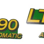 John Deere Lower Hood Set of 2 Decals Replaces LT190 (AM134444)