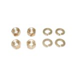 Ford Holland Manifold Mounting 4 Brass Nut/ Washers Kit 2N, 8N, 9N