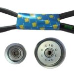 John Deere Idler Pulley Kit with 48″ Deck belt X140, John Deere Idler Pulley Kit with 48″ Deck belt X165.