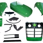 John Deere 4210 4310 4410 LOW S/N Grille/Hood/Catch/Fuel Door Kit/Cowl LH/RH & Cover