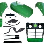 John Deere 4210, 4310, 4410 UP S/N Grille/Hood/Catch/Fuel Door Kit/Cowl LH/RH & Cover