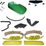 John Deere Upper Hood/Fuel Door Kit/ Seal Kit/Decals & Catch 4310 LOW S/N